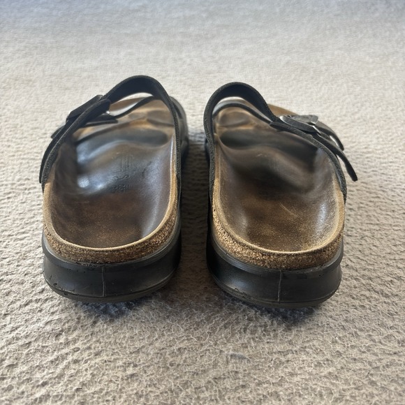 Birkenstock Arizona Sandals Mens 45 US 12 Gray Oiled Leather Rugged Sole
